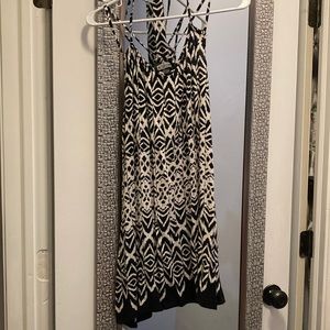 Black and white dress